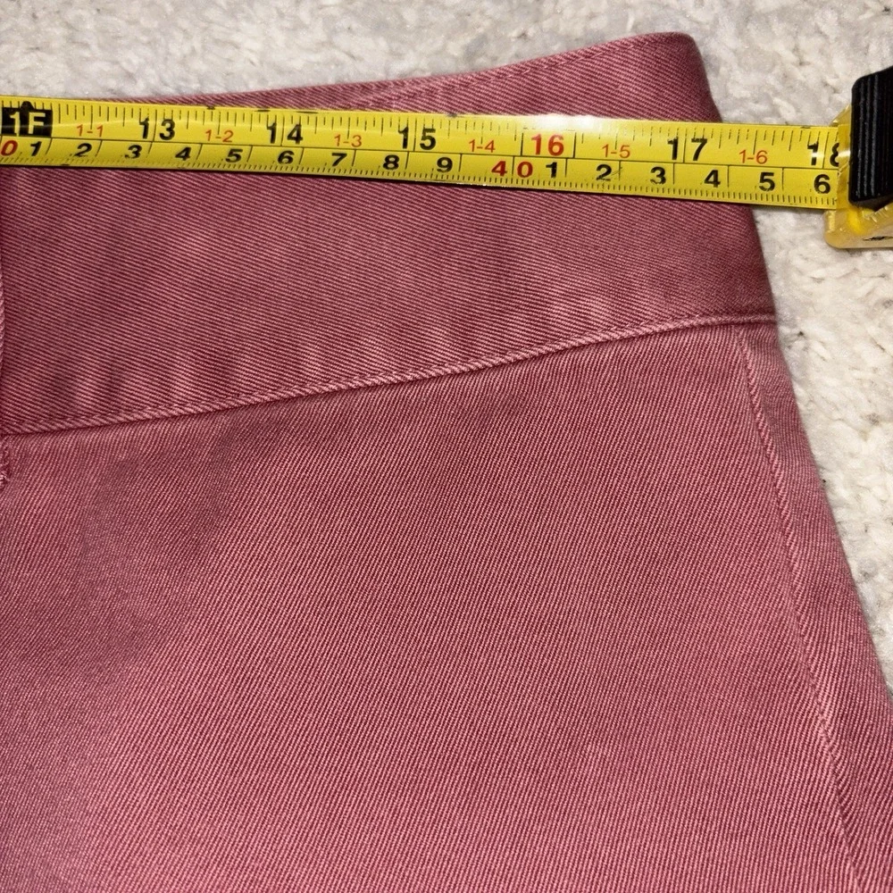 Moda International Mauve Wide Leg Chinos 14T Preppy Office Corp casual Comfort - Picture 3 of 7